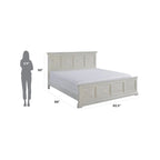 Homestyles Seaside Lodge Off-White King Bed Frame