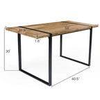 Modern Rectangle Office Writing Desk Wood Computer Desk