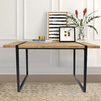 Modern Rectangle Office Writing Desk Wood Computer Desk