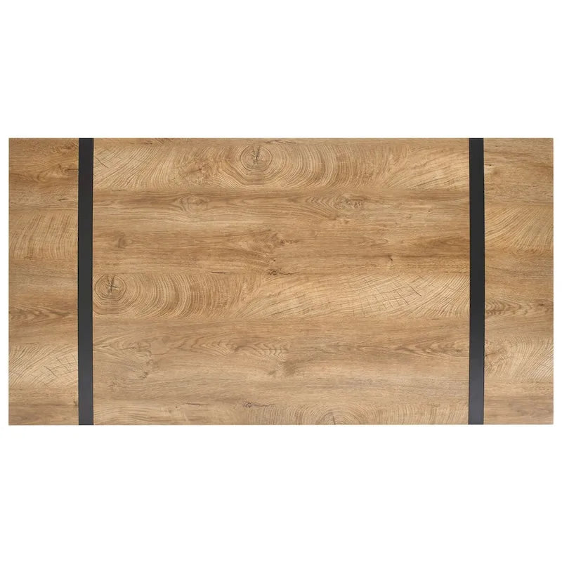 Modern Rectangle Office Writing Desk Wood Computer Desk