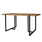 Modern Rectangle Office Writing Desk Wood Computer Desk