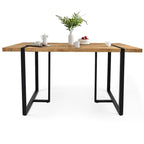 Modern Rectangle Office Writing Desk Wood Computer Desk