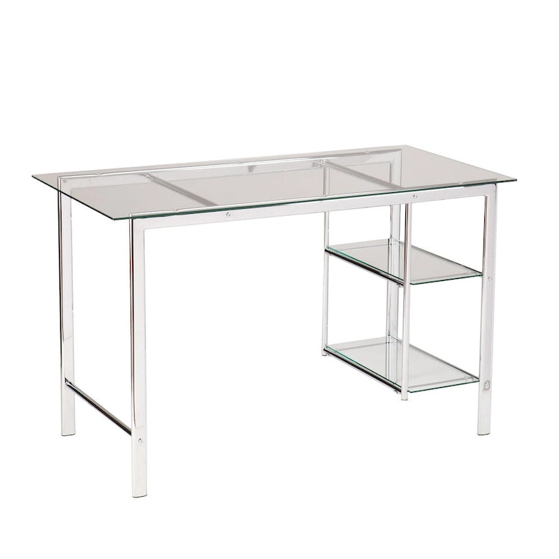 Liberty Chrome/ Glass Desk