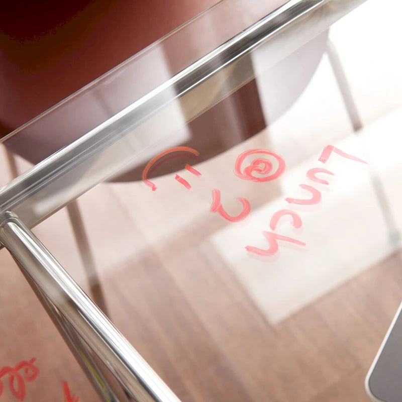 Liberty Chrome/ Glass Desk