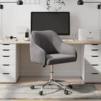 Corvus Braff Velvet Upholstered Adjustable Ergonomic Office Chair