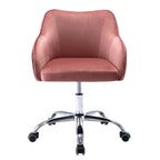 Corvus Braff Velvet Upholstered Adjustable Ergonomic Office Chair