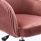 Corvus Braff Velvet Upholstered Adjustable Ergonomic Office Chair