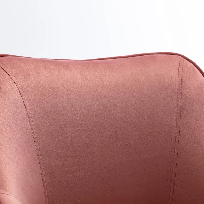 Corvus Braff Velvet Upholstered Adjustable Ergonomic Office Chair