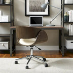 Corvus Mid-century Wood and Metal Adjustable Office Chair