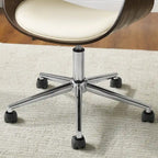 Corvus Mid-century Wood and Metal Adjustable Office Chair