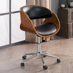 Corvus Mid-century Wood and Metal Adjustable Office Chair