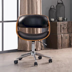 Corvus Mid-century Wood and Metal Adjustable Office Chair