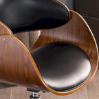 Corvus Mid-century Wood and Metal Adjustable Office Chair