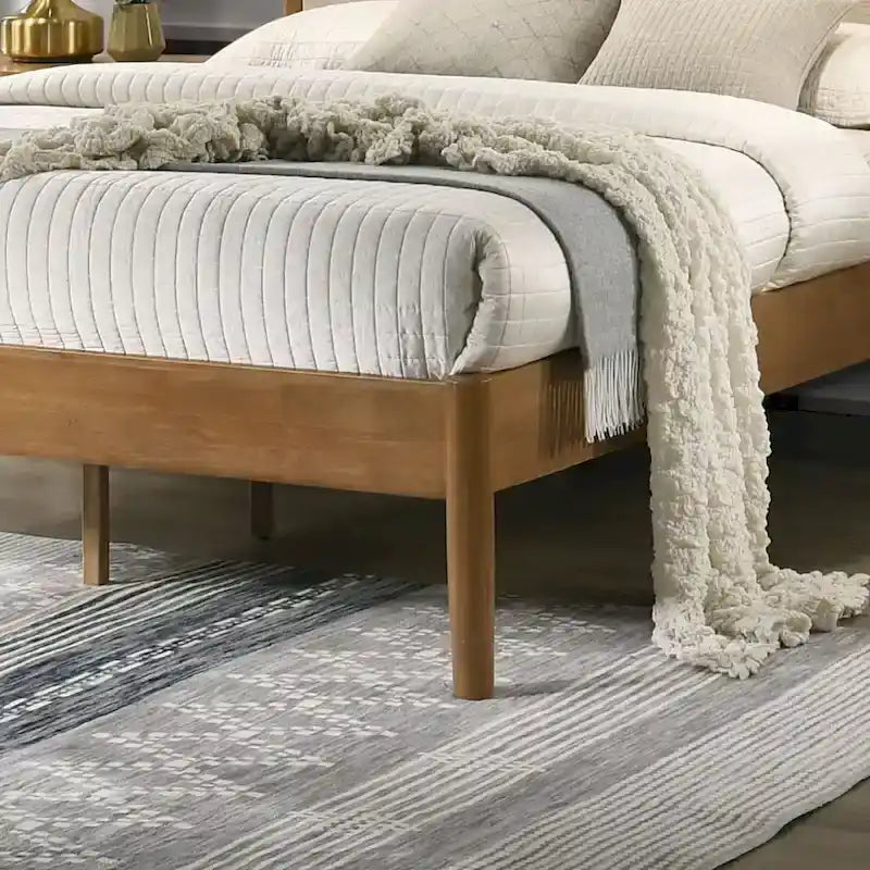Vichy 3-Piece Bedroom Set, Platform Bed with Two Nightstands, Queen