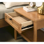 Vichy 3-Piece Bedroom Set, Platform Bed with Two Nightstands, Queen