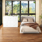Dresser Full Murphy Bed White For Party Room Home Office Space Saving