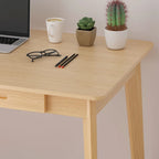 47.2W Classic Home Office Desk, Writing Desk With Drawers