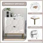 Clihome Wooden 2-Drawer Storage Nightstand