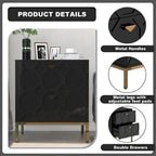 Clihome Wooden 2-Drawer Storage Nightstand