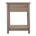 Salem 1-drawer and Shelf Wooden Nightstand