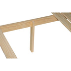 100% Solid Wood Reston Full Size Panel Headboard Platform Bed by Palace Imports