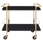 Alios Serving Cart with Gold Frame