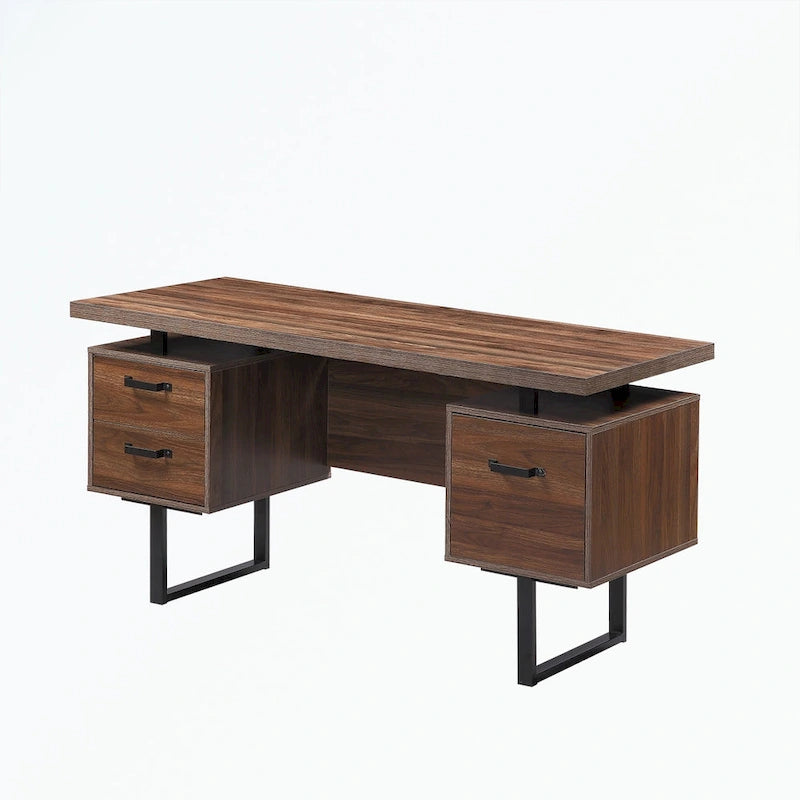 Home Office Computer Desk with Drawers