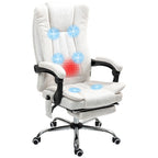 Vinsetto Massage Office Chair with 6 Points, Heated High Back Recliner with Adjustable Height, Swivel Wheels