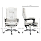 Vinsetto Massage Office Chair with 6 Points, Heated High Back Recliner with Adjustable Height, Swivel Wheels