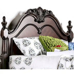 Diva Traditional Cherry Solid Wood 2-Piece Poster Bedroom Set by