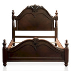 Diva Traditional Cherry Solid Wood 2-Piece Poster Bedroom Set by