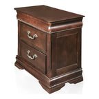 Diva Traditional Cherry Solid Wood 2-Piece Poster Bedroom Set by