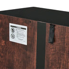 Tall Storage Cabinet with 8 Doors and 4 Shelves, Wall Storage Cabinet for Living Room, Kitchen, Office, Bedroom, Bathroom