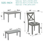 6 Piece Kitchen Dining Set