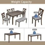 6 Piece Kitchen Dining Set