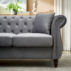 83.5-Inch Oversized Corner Sofa, L-Shaped Sectional Couch, 5-Seater Corner Sofas with 3 Pillows for Living Room, Bedroom, Apar