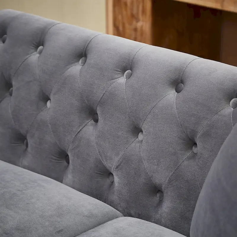 83.5-Inch Oversized Corner Sofa, L-Shaped Sectional Couch, 5-Seater Corner Sofas with 3 Pillows for Living Room, Bedroom, Apar