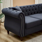 83.5-Inch Oversized Corner Sofa, L-Shaped Sectional Couch, 5-Seater Corner Sofas with 3 Pillows for Living Room, Bedroom, Apar