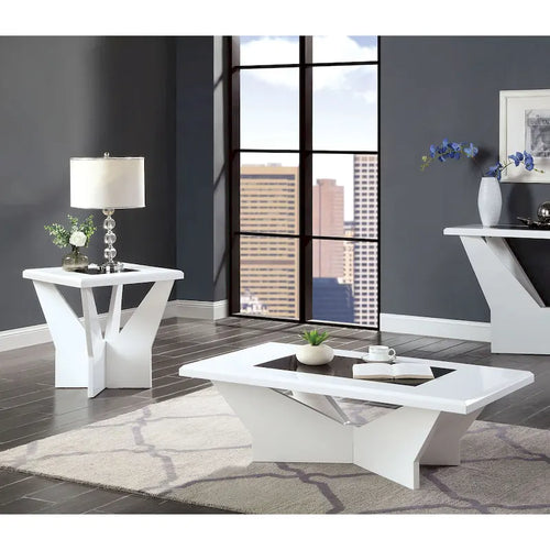 Ameena Contemporary 2-Piece Coffee Table and End Table Set by