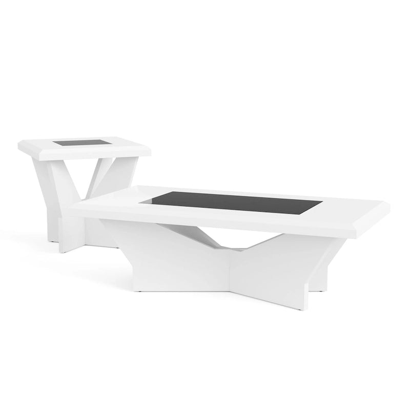 Ameena Contemporary 2-Piece Coffee Table and End Table Set by