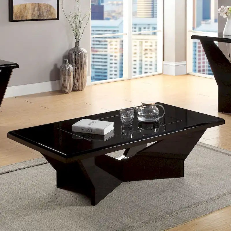 Ameena Contemporary 2-Piece Coffee Table and End Table Set by