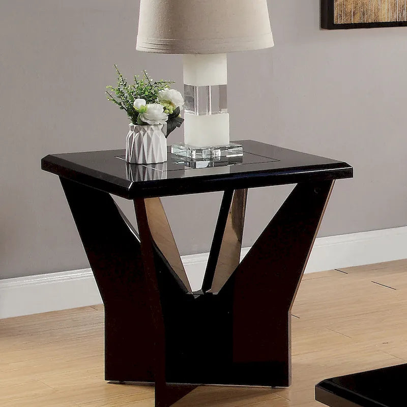 Ameena Contemporary 2-Piece Coffee Table and End Table Set by