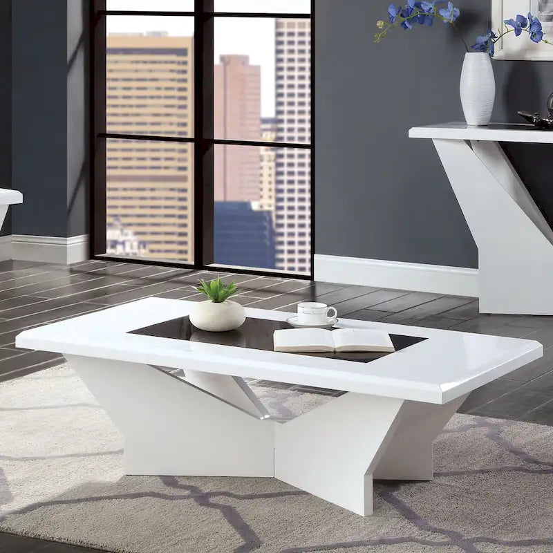 Ameena Contemporary 2-Piece Coffee Table and End Table Set by