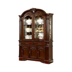 Dining Room Hutch and Buffet in Brown Cherry Finish