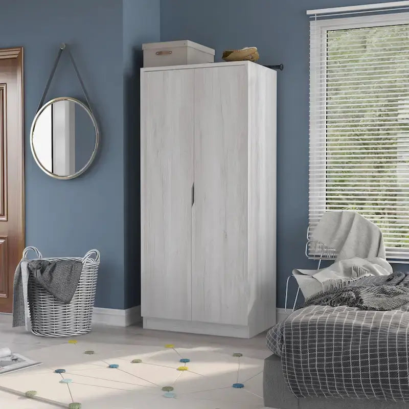 Vidal Modern Wardrobe Armoire with 2-door