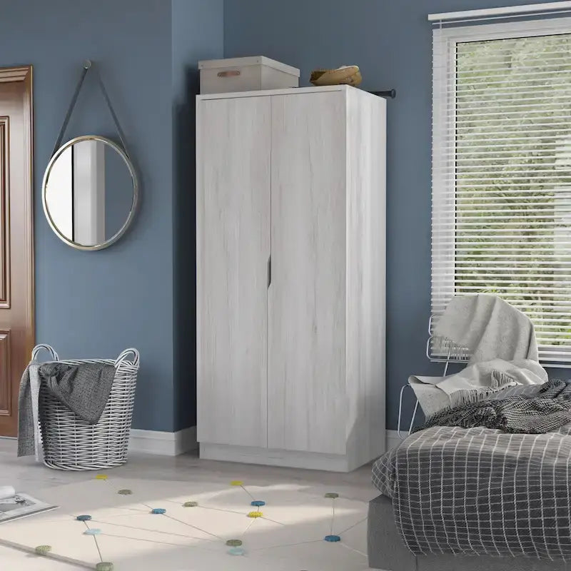  Vidal Modern Wardrobe Armoire with 2-door