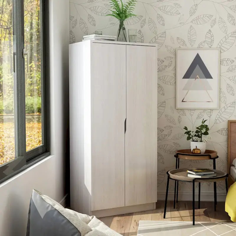 Vidal Modern Wardrobe Armoire with 2-door
