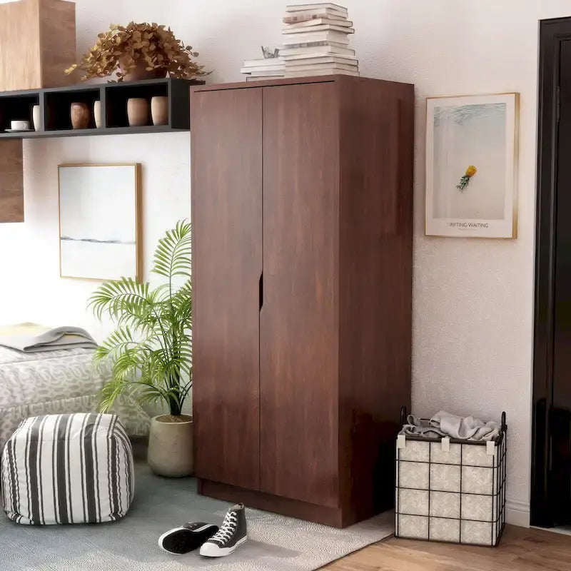 Vidal Modern Wardrobe Armoire with 2-door