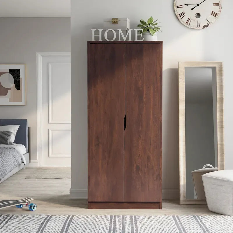 Vidal Modern Wardrobe Armoire with 2-door