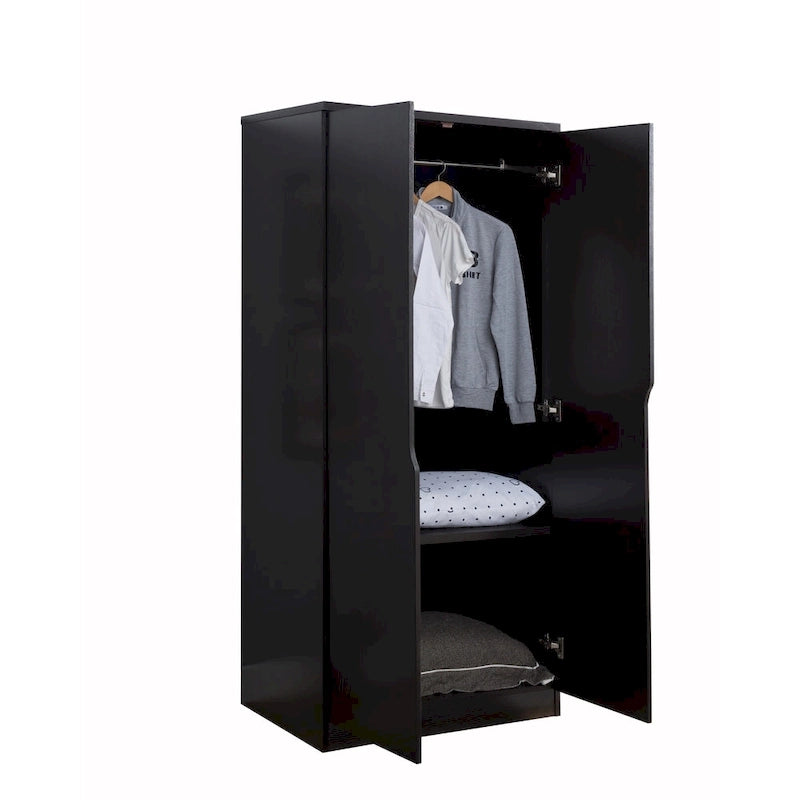 Vidal Modern Wardrobe Armoire with 2-door